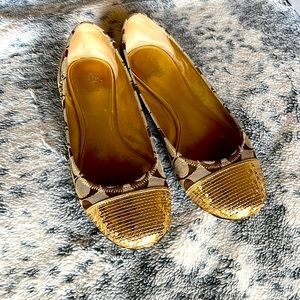 Coach Sequin Ballet Flats